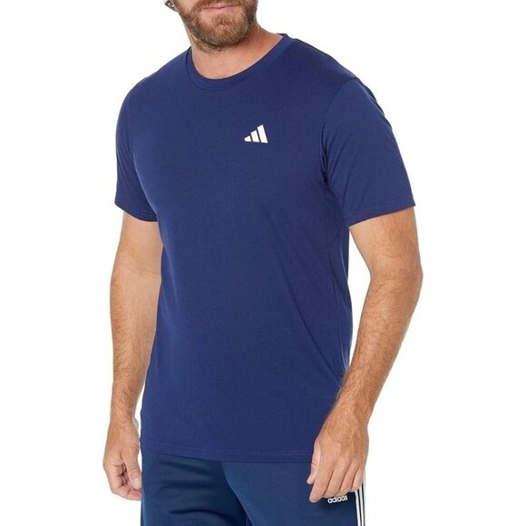 NWOT Adidas Men's XL Blue Active T-Shirt Regular Fit - Picture 1 of 6